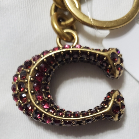 Coach Signature C Bag Charm - Picture 3 of 5